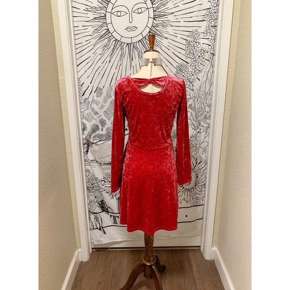 🌈 Beautiful summer velvet dress - Picture 5 of 11